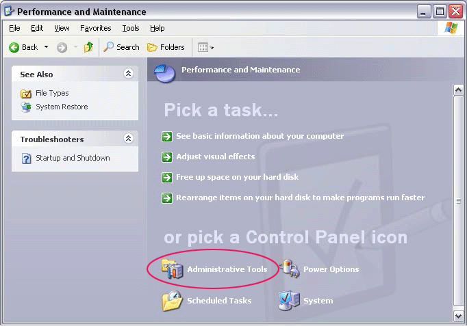 Administrative Tools