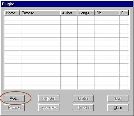 Plugin list